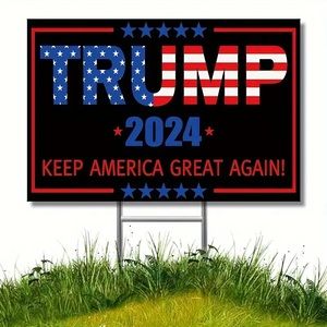 🇺🇸”TRUMP 2024 KEEP AMERICA GREAT AGAIN! Yard Sign!
